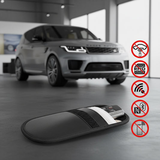 Anti-Theft Faraday Pouch - Car Key Signal Blocker for Total Security