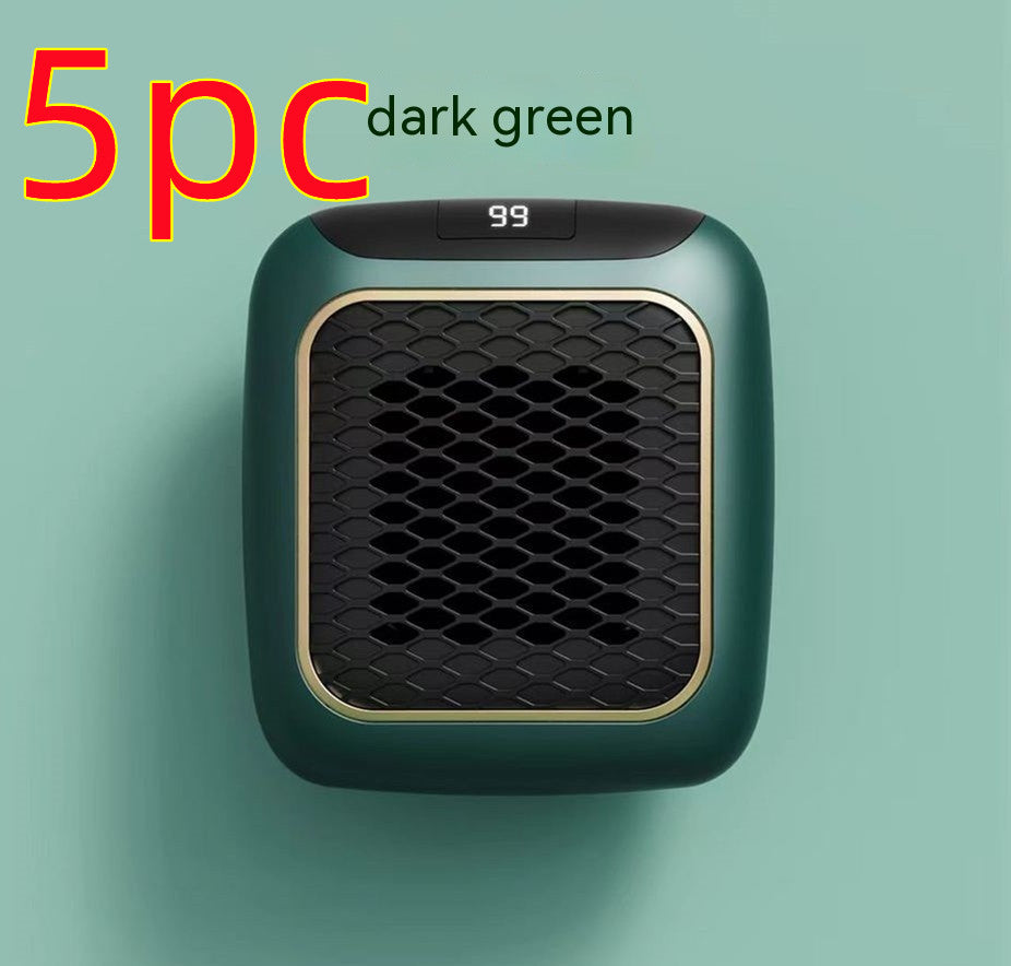 Portable Mini Fan Heater - Wall-Mounted Electric Warmer for Home & Office
