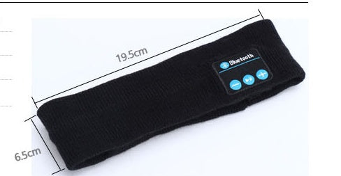 Wireless Bluetooth Music Headband - Soft Sleep Headphones for Sports & Yoga