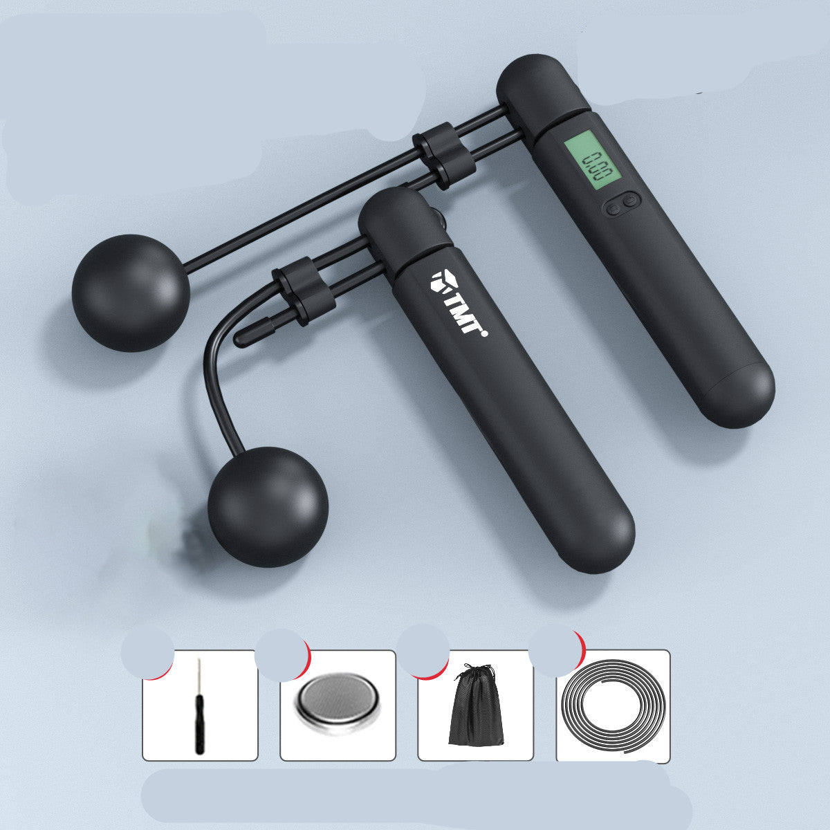 Rope Skipping Smart Counter Cordless Fitness Weight Loss Exercise