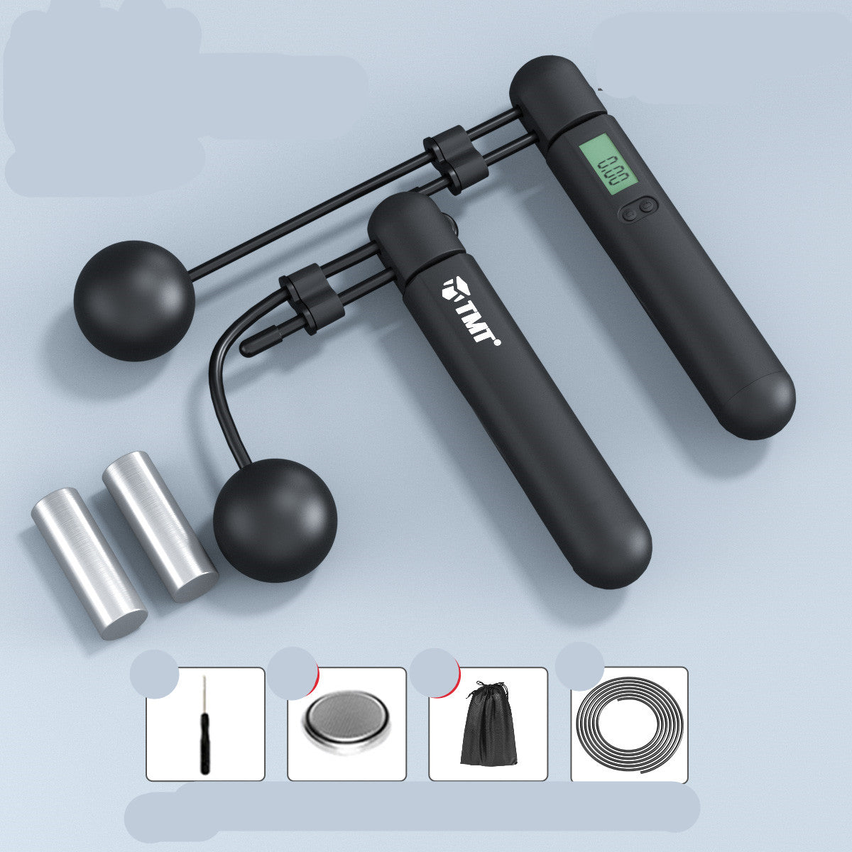 Rope Skipping Smart Counter Cordless Fitness Weight Loss Exercise