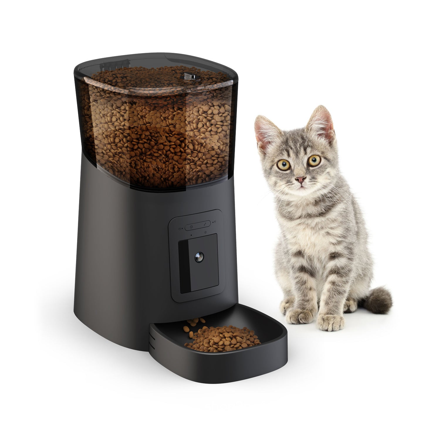 Smart Automatic Pet Feeder - HD Camera & App Control Timed Food Dispenser