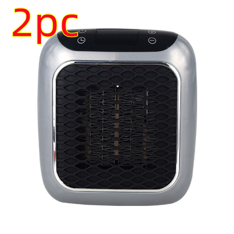 Portable Mini Fan Heater - Wall-Mounted Electric Warmer for Home & Office