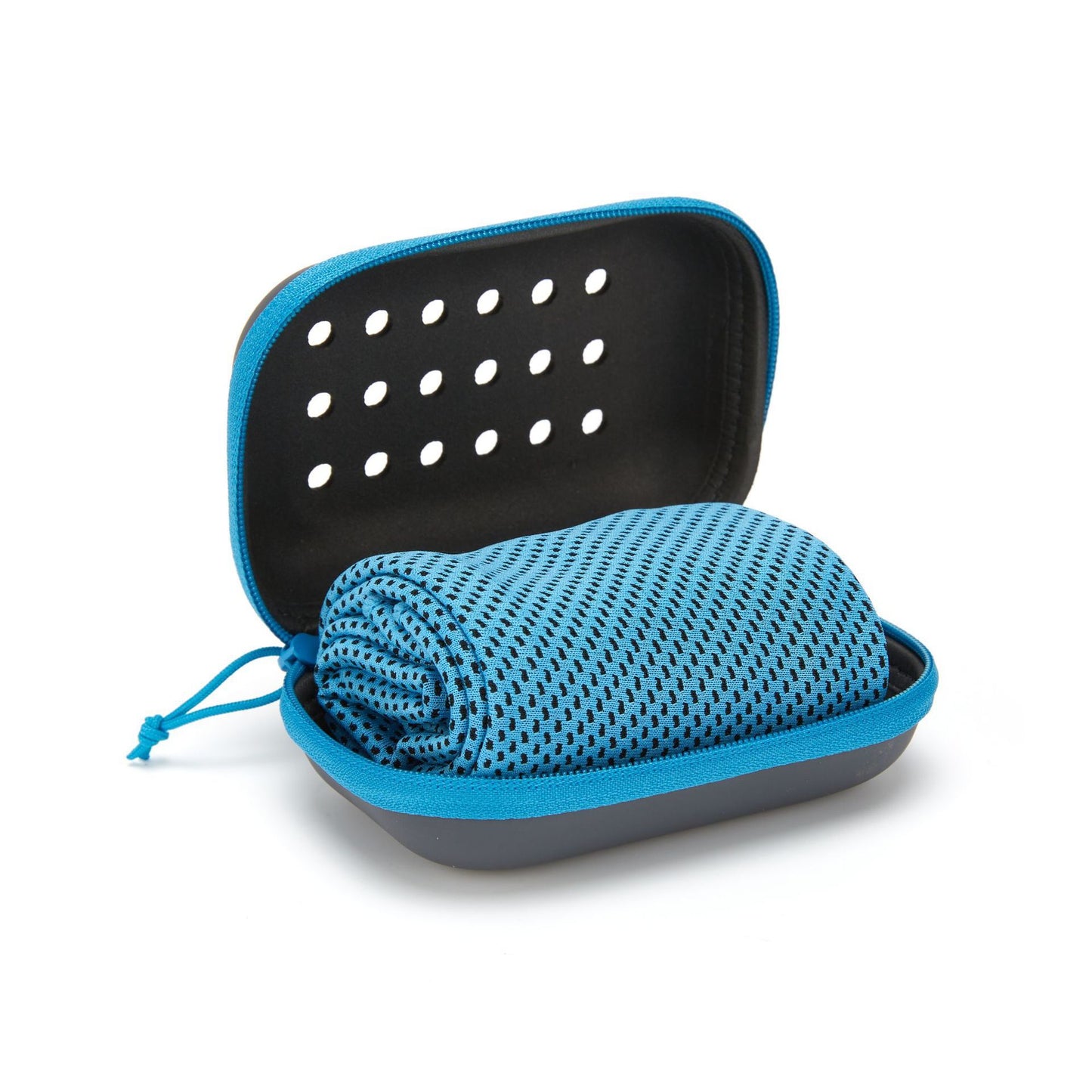 Instant Cooling Towel with Portable Silicone Case – Stay Cool Anywhere, Anytime!