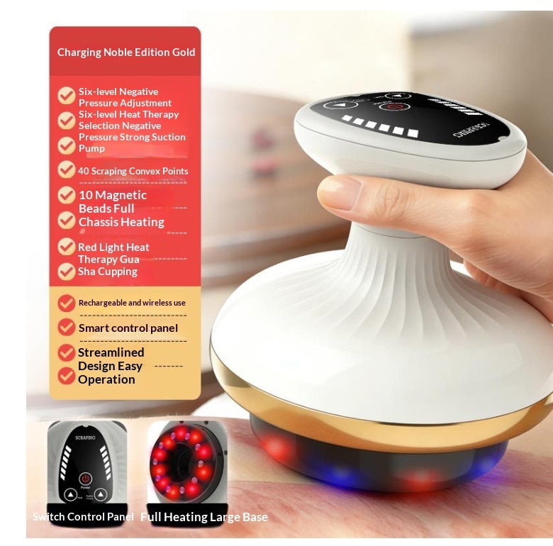 Electric Gua Sha & Meridian Massager - Smart Body Cupping & Beauty Device