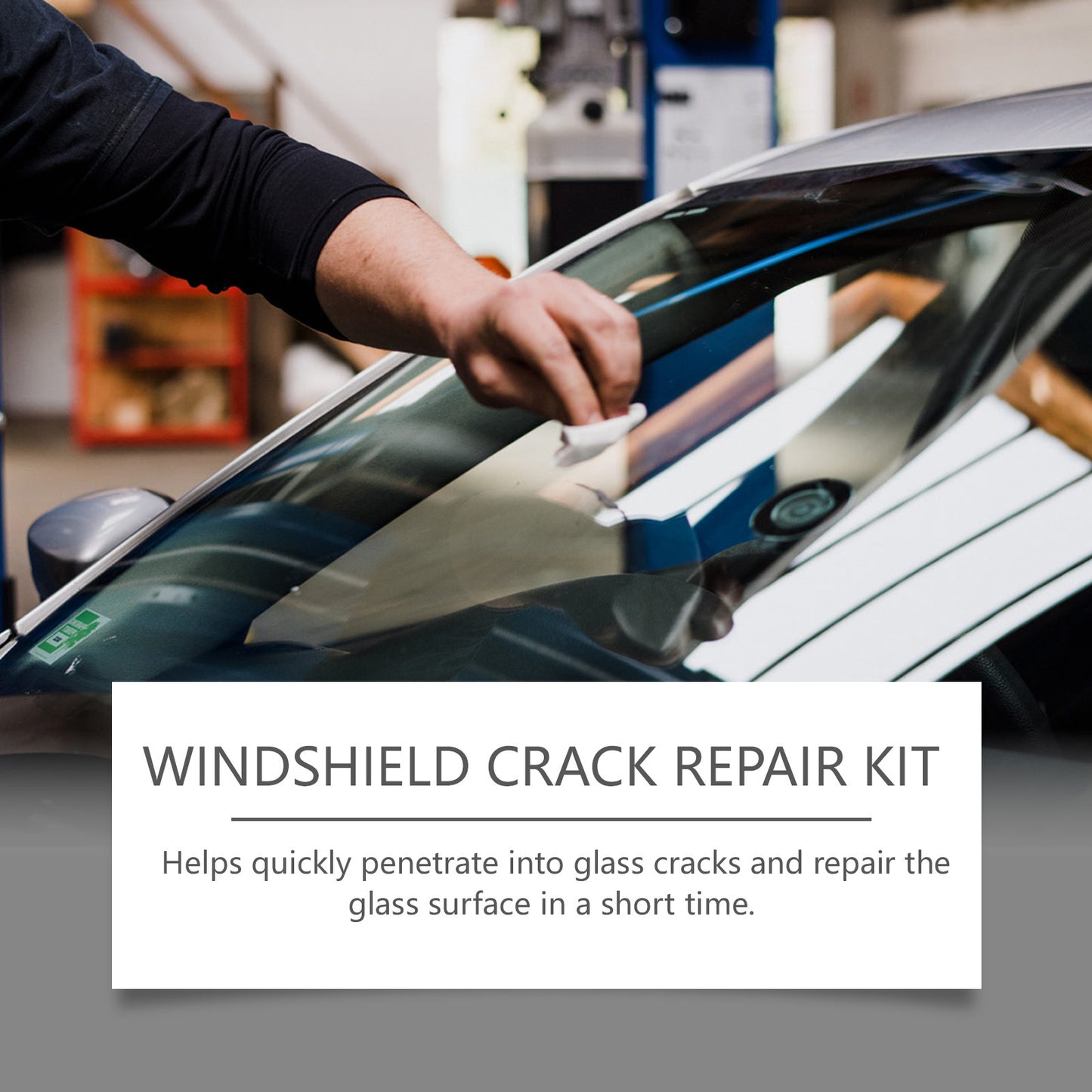 Nano Glass Repair Pro - Invisible Windshield Crack & Chip Repair Kit