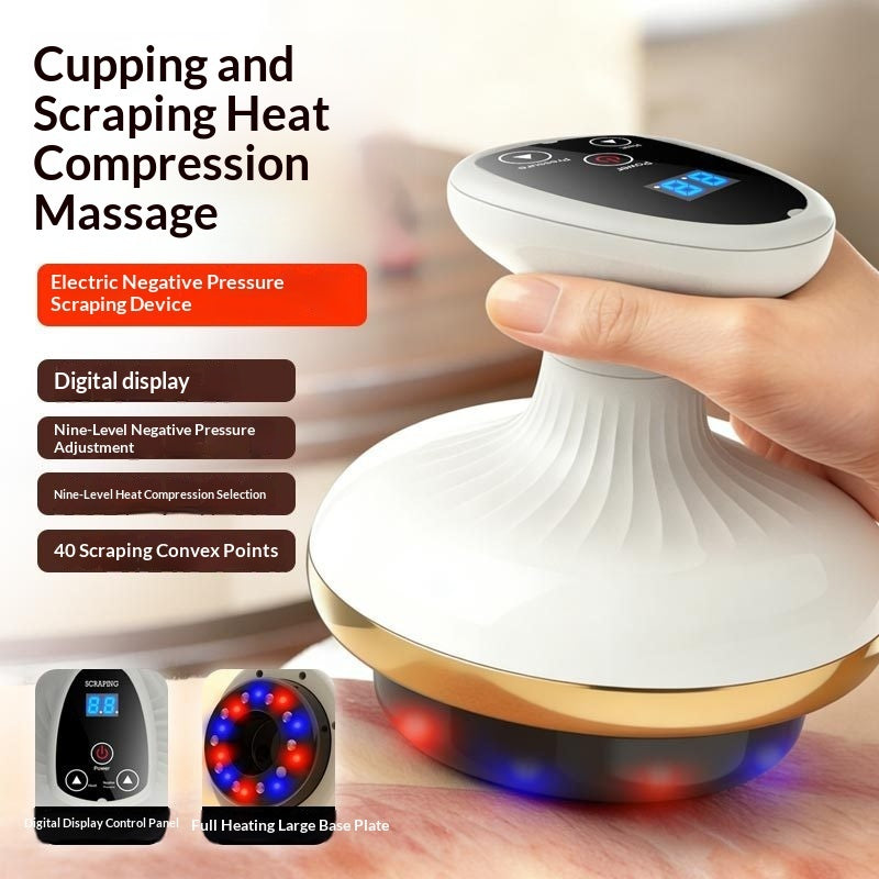 Electric Gua Sha & Meridian Massager - Smart Body Cupping & Beauty Device