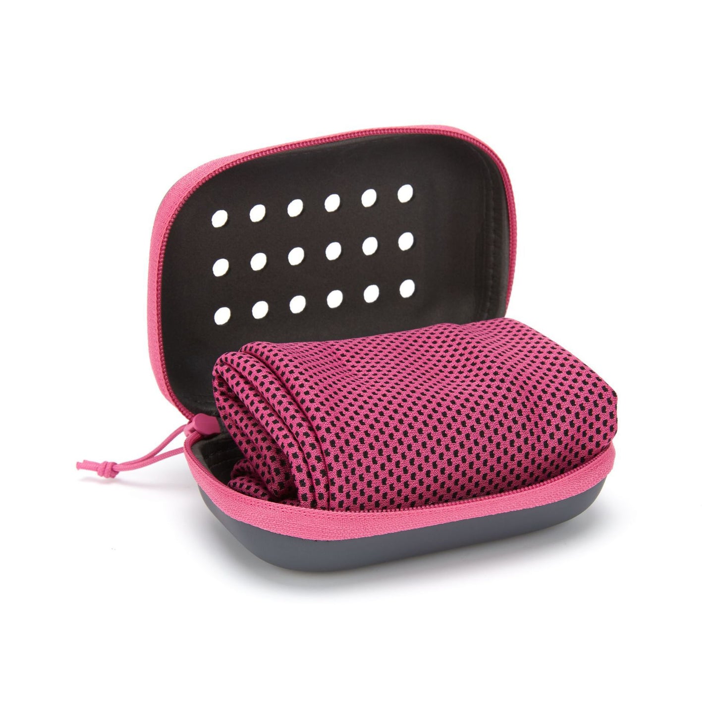 Instant Cooling Towel with Portable Silicone Case – Stay Cool Anywhere, Anytime!