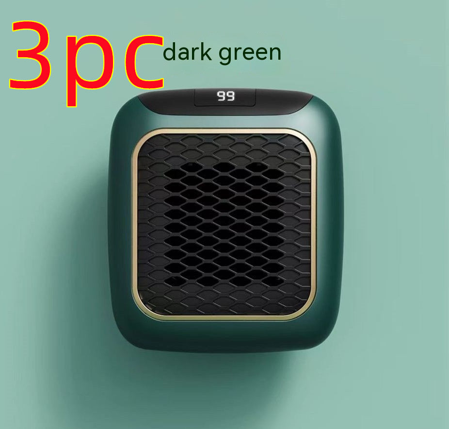 Portable Mini Fan Heater - Wall-Mounted Electric Warmer for Home & Office