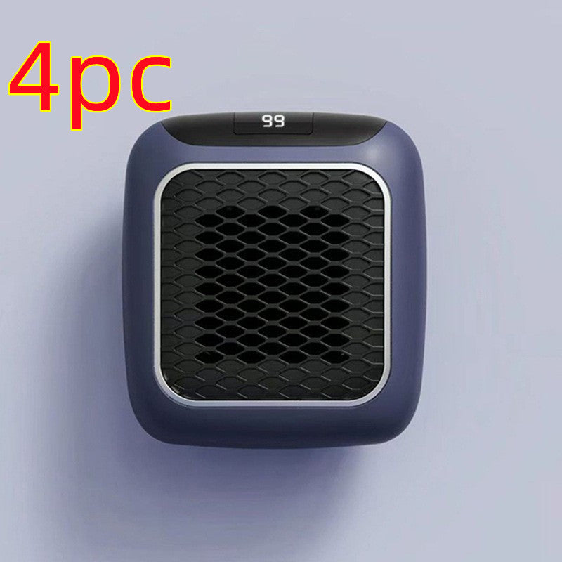 Portable Mini Fan Heater - Wall-Mounted Electric Warmer for Home & Office