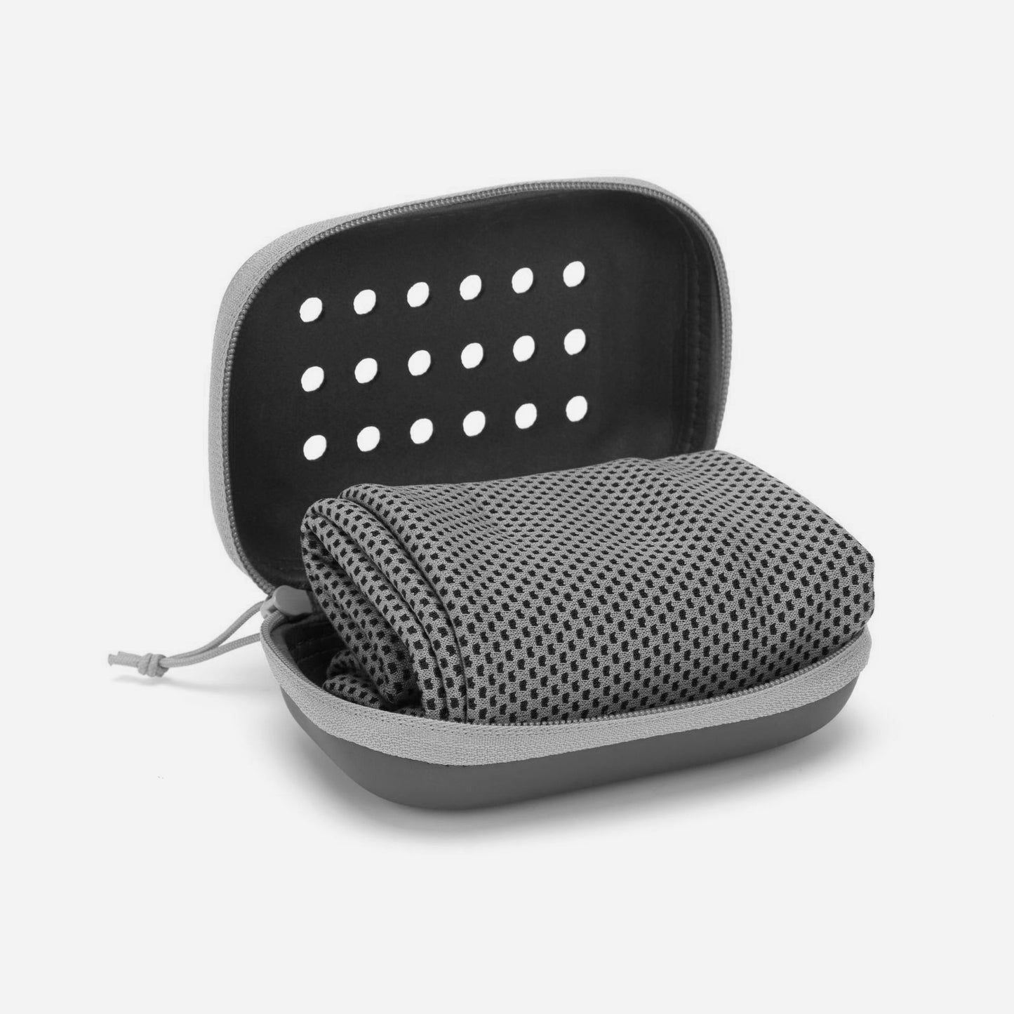 Instant Cooling Towel with Portable Silicone Case – Stay Cool Anywhere, Anytime!