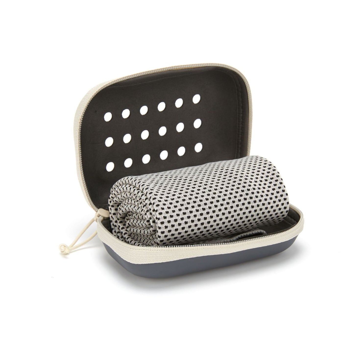 Instant Cooling Towel with Portable Silicone Case – Stay Cool Anywhere, Anytime!