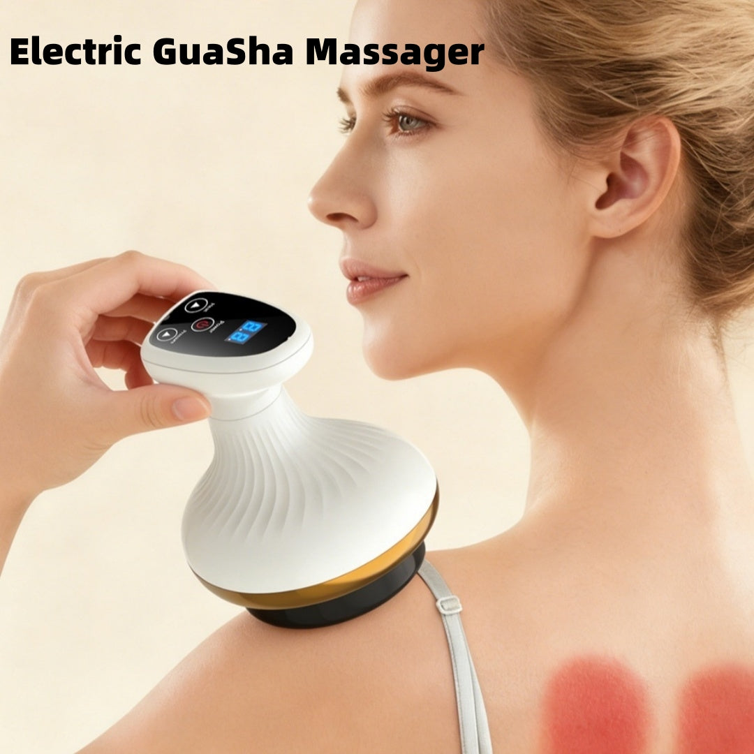 Electric Gua Sha & Meridian Massager - Smart Body Cupping & Beauty Device
