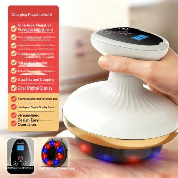 Electric Gua Sha & Meridian Massager - Smart Body Cupping & Beauty Device