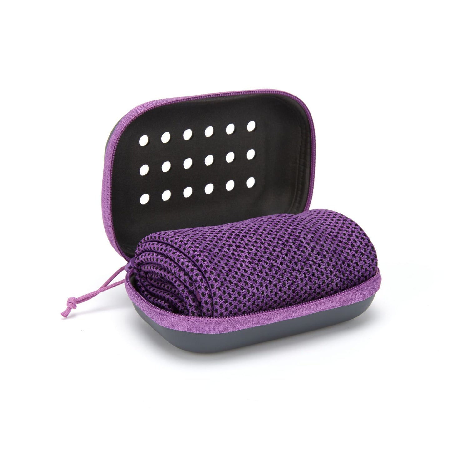 Instant Cooling Towel with Portable Silicone Case – Stay Cool Anywhere, Anytime!
