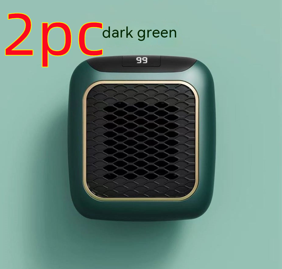 Portable Mini Fan Heater - Wall-Mounted Electric Warmer for Home & Office